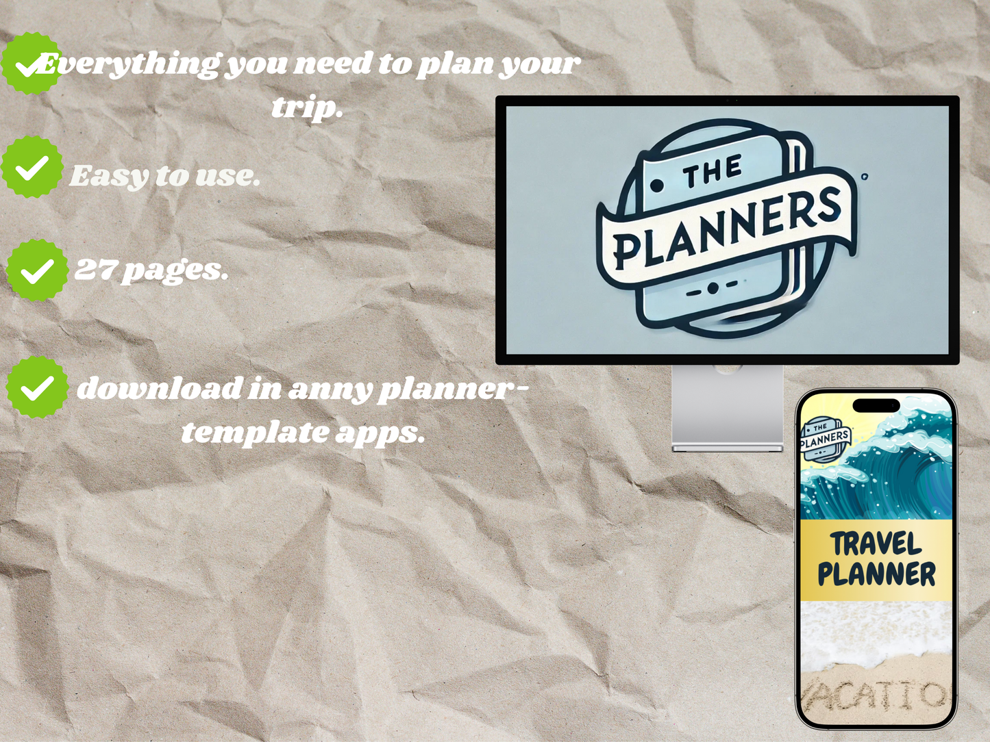 Travel planner - e-book template